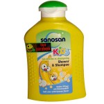 Sanosan - Kids Sampon si gel de dus cu aroma de banane 200 ml